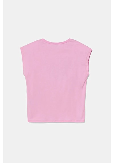 United Colors Of Benetton Kız Çocuk T Shirt 3jerc10pb Açık Pembe Açık Pembe