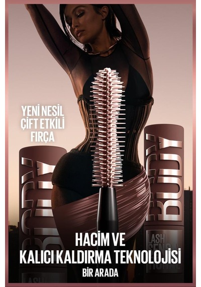 Lash Sensational Body Kahverengi Maskara - Hacimli Ve Gün Boyu Kalkık Görünen Kirpikler 3600531724863-11401