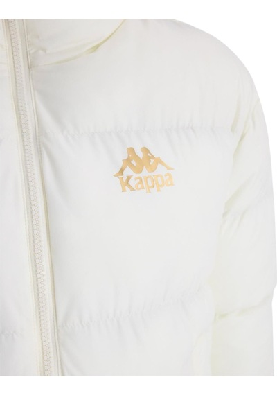 Kappa Authentic Arya Kadın Beyaz Regular Fit Şişme Mont Beyaz