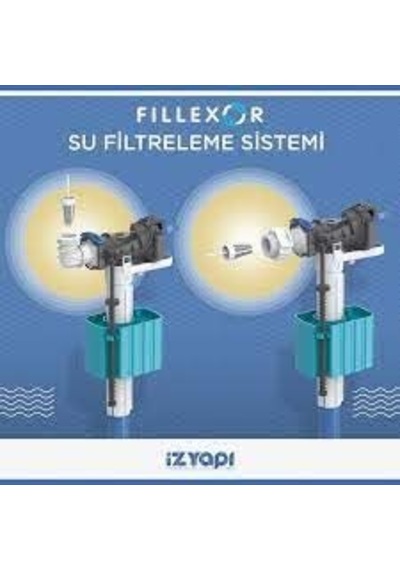 İz Yapı Fillexor Gömme Rezervuar Doldurma Grubu Set Tüm Gömme Rezervuarlara Uyumludur 5 Yıl Garanti Diğer