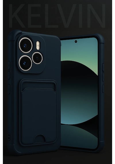 Uryport Xiaomi Redmi Note 14 4g Kelvin Kartvizitli Silikon - Koyu Yeşil
