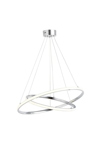 30-40 Eskitme Led Avize Krom Çok Renkli