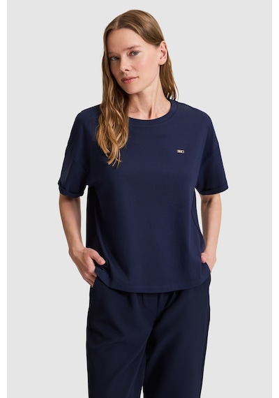 U.s. Polo Assn. Kadın Lacivert Tişört Basic 50323545-vr033 U.s. Polo Assn. Kadın Lacivert Tişört Basic 50323545-vr033