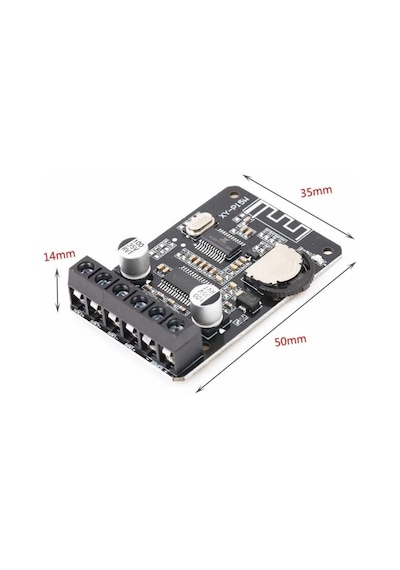 Xy-p15w Bluetooth Amfi Devresi 15w Amplifikatör Modülü 5v Stereo Ses Kartı