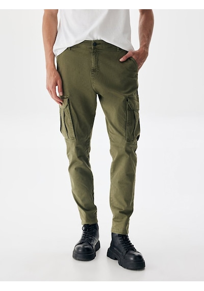 Ltb Gabardin Regular Kargo Yeşil Pantolon 012254702825001 2240 Yeşil