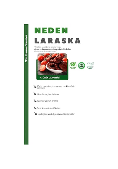 Güneşte Kurutulmuş Domates Yarım Kesim 100g Sun Dried Tomatoes Halves 100 G