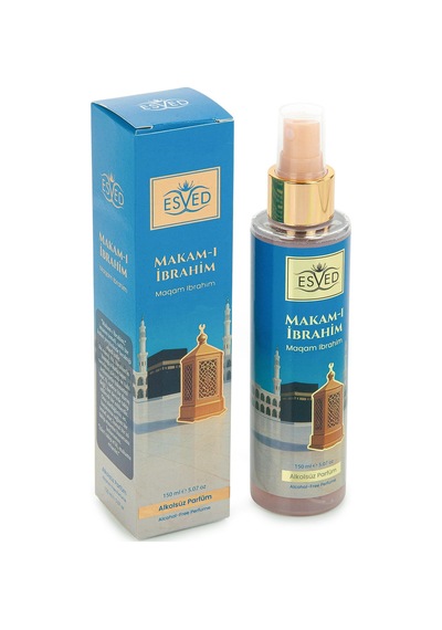 Kabe İşlemeli Lüks Kadife Seccade,zikirmatik,inci Tesbih,makamı İbrahim Parfüm 150 Ml - Kutulu  Seti - Beyaz