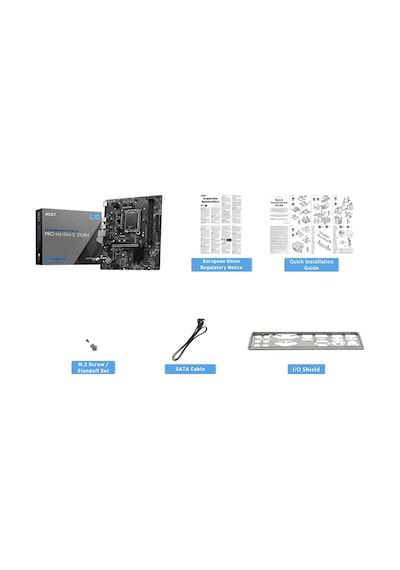 Msı Pro H610m-s Ddr4 3200mhz Oc M.2 1700p Matx Anakart