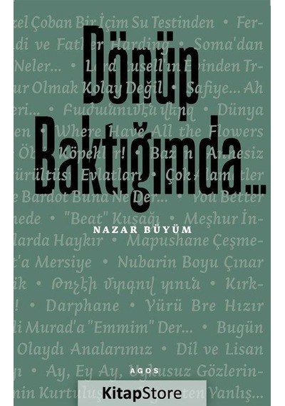 Dönüp Baktığımda - Nazar Büyüm - Agos