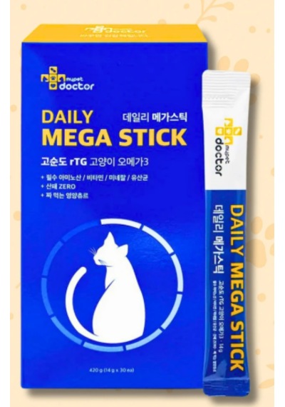 My Pet Doctor Mega Stick 30 Şase Likit Yaş Mama Ve Vitamin Kedi & Köpek Ödülü