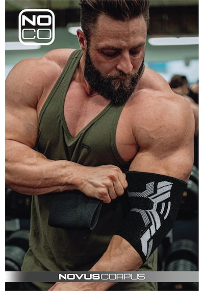 Fitness Spor Dirseklik Unisex Elbow Sleeve Spor Antrenman Destek Gym Ortopedik Dirseklik - 1