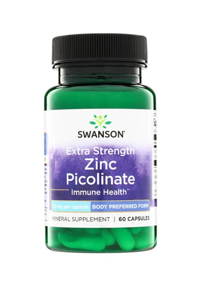 Swanson Nutrition Zinc Picolinate 50 Mg 60 Kapsül Mineral Takviye Gıda Takviye