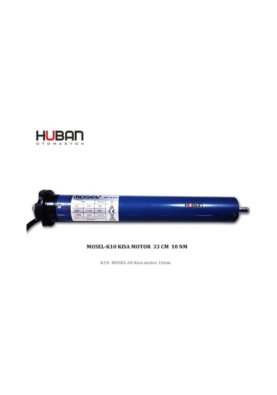 Mosel K10 33 Cm Kisa Motor 10 Nm