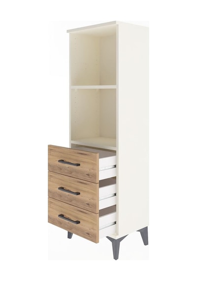 Arges Dolap 2 Raflı 3 Çekmeceli 44x30x134 Aytaşı-çam Aytaşı