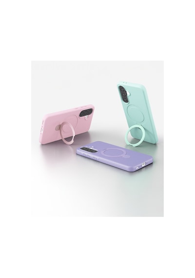 Samsung Galaxy Uyumlu A36 Regal Magsafe Standlı Kapak - Lila Bz8683140891343