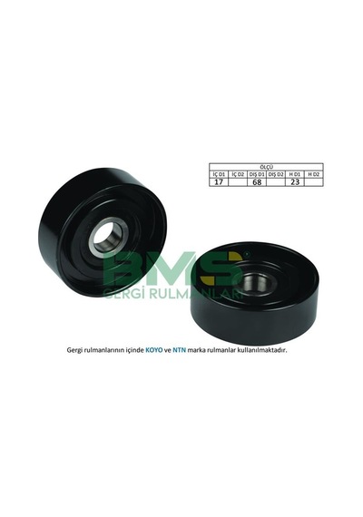 ALTERNATÖR V KAYIŞ GERGİ RULMANI 17×68×23 CLIO I 1.4 RAPID 1.4