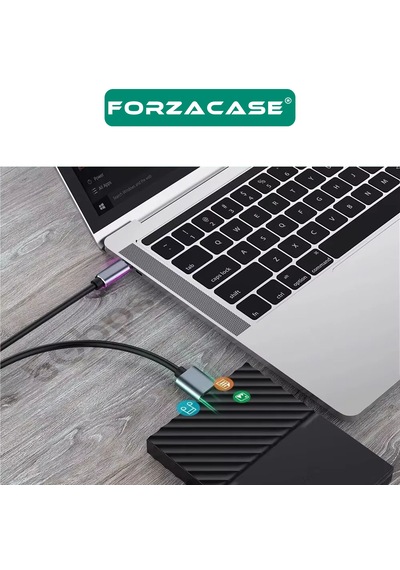Forzacase FC884 Type-c To Micro B 3.0 Şarj Data Kablosu