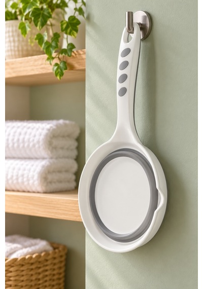 Katlanır Koçero Maşrapa Saplı Su Kabı, Banyo Ve Mutfak İçin Yer Tasarruflu Tasarım - 940279160 Diğer