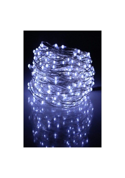 10 Metre Pilli Peri Led- Dekoratif Led Işık- Yılbaşı Aydınlatma Beyaz Beyaz
