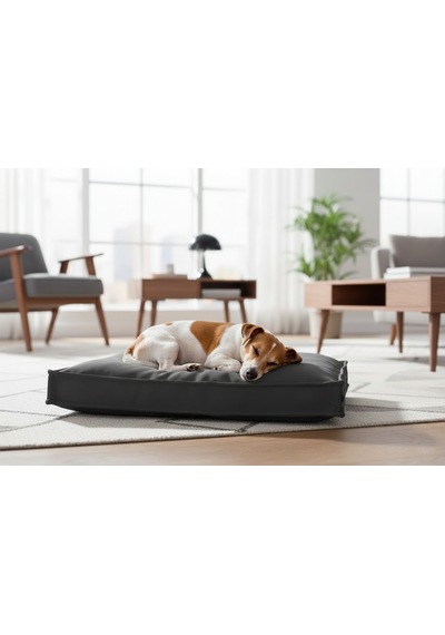 Brt Pet Premium Kedi Köpek Yatağı - 50x70 Fermuarlı Yıkanabilir Minder - Gri