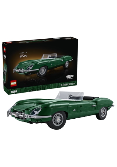 LEGO® Icons Jaguar E-Type 11381 - Yetişkinler için Gerçekçi Detaylar İçeren Yaratıcı Spor Araba Modeli Yapım Seti (1673 Parça)