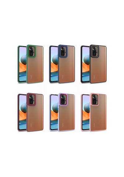 Zore Redmi Note 10 Pro Kılıf Nvth Flora Kapak - Mavi