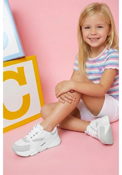 Dark Seer Kids Ds E 1838 Sneaker 2025 Çocuk Beyaz