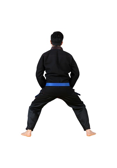 Dosmai Astarlı Profesyonel Jijutsu Elbisesi Kuşaksız Siyah Sb102 Siyah