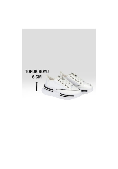 Tw Tonny White Tokyo 172-1 Bağcıklı Unisex Spor Sneaker Ayakkabı Beyaz