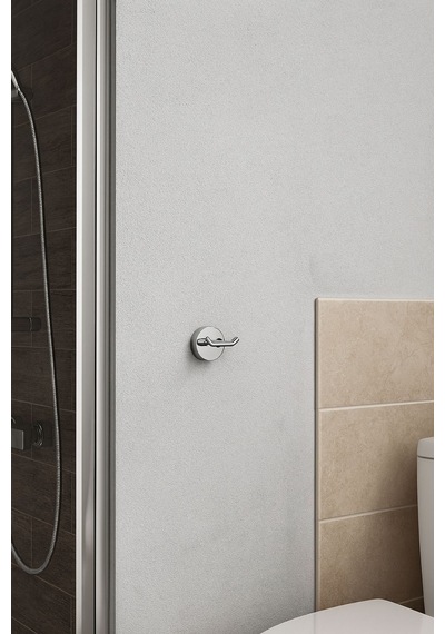 Fi Banyo Askısı, İkili - Krom Krom