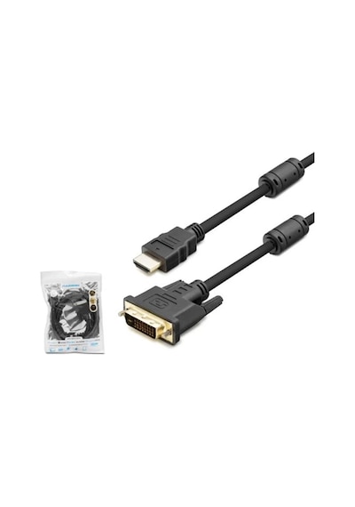 Hadron Hdx7752 Dvı M To Hdmı M Kablo 24+1 Pvc 1.8m Siyah 1.8m
