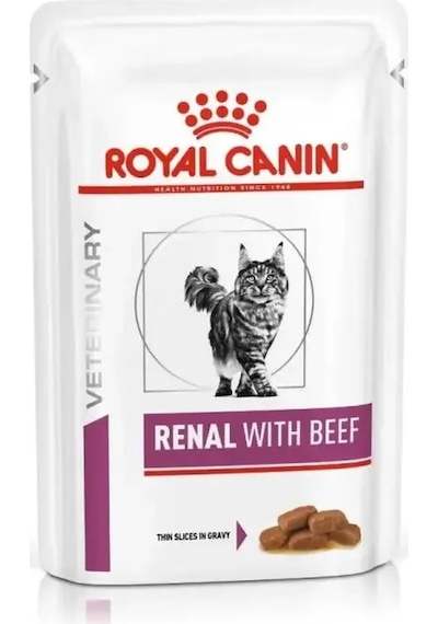 Royal Canin Renal With Beef 12 Adet X 85 G Renal İle Sığır Etli Yaş Kedi Maması 308426456