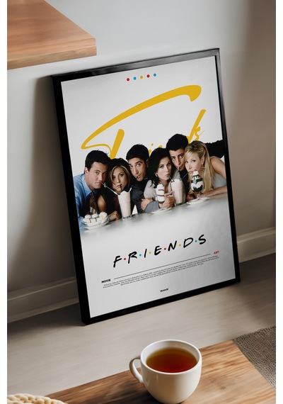 Siyah Ahşap Çerçeveli Poster, Dizi Duvar Tablosu