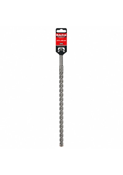 Sara S746 Sds Plus Matkap Ucu 18 X 450 Mm, 2 Kesicili Tungsten Karbür Uçlu
