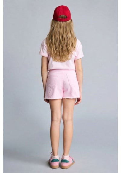 Defacto Gabardin Şort Kız Çocuk H1514a826hspn343 Pembe-pn343