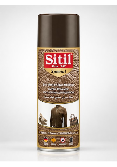 Sitil Deri Mont Ve Eşya Yenileyici Sprey Koyu Kahve 250 Ml