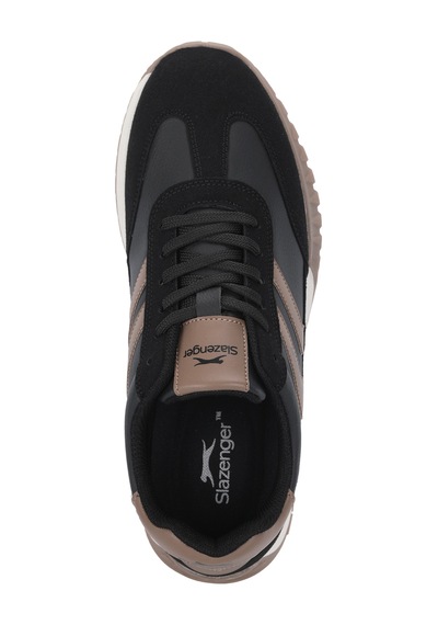 Slazenger French I Erkek Siyah / Taba Günlük Spor Ayakkabısı Siyah - Taba