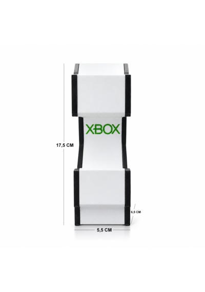 Xbox Uyumlu Oyun Kolu Standı Masaüstü Gamepad Tutucu Siyah Beyaz 17.5 Cm