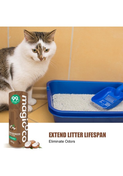 Hindistan Cevizli Kedi Kumu Koku Giderici 400 G Diğer