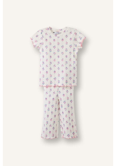 Defacto 2li Pijama Takımı Kız Bebek H5503a526smer233 Ekru-er233