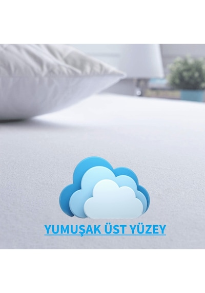 Dört Mevsim Tek Kişilik Alez Fitted Sıvı Geçirmez Yatak Koruyucu (439682107)