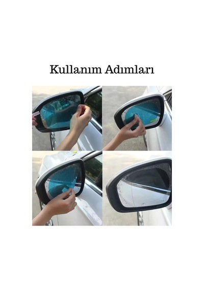 Siolanzi Araç Yan Ayna Yağmur Kaydırıcı Film 2 Adet