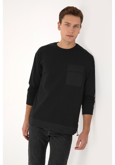 U.s. Polo Assn. Erkek Siyah Sweatshirt 50316401-vr046 Sıyah