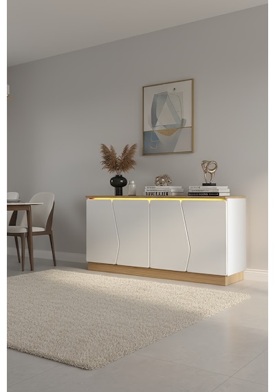 Bohem Konsol Mdf Kapak Altın