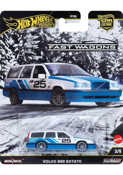 Hot Wheels Premium Car Culture Fast Wagons Volvo 850 Estate