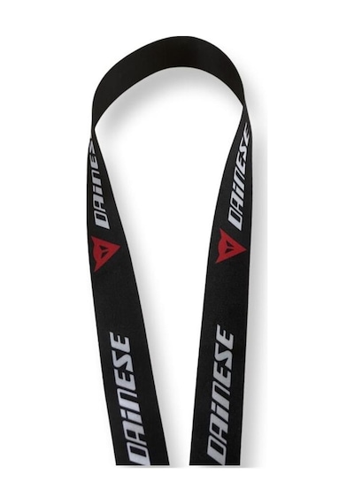Dainese Logolu Siyah Ve Kırmızı Baskılı Boyun Askısı
