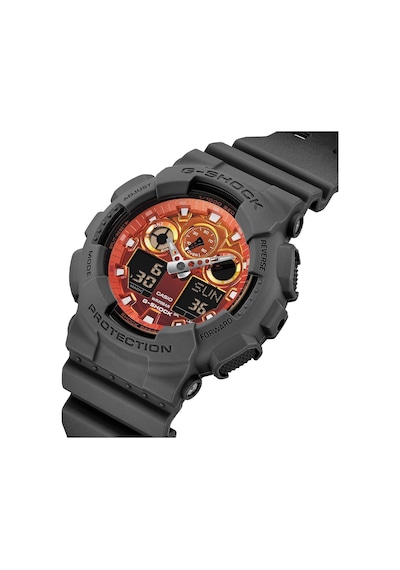 Casio G-shock Ga-100fl-8adr Erkek Kol Saati Gri
