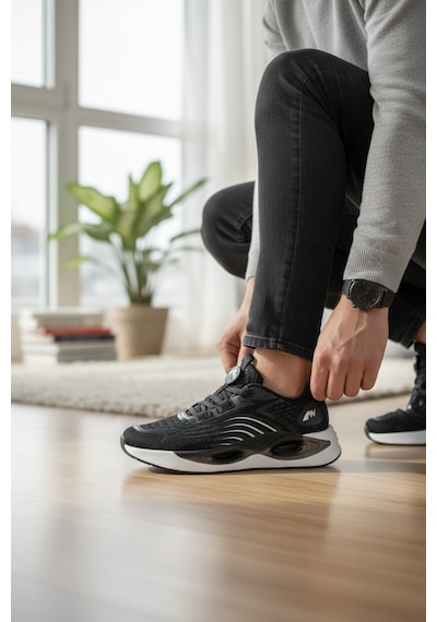 Enoch Erkek Spor Koşu Ve Yürüyüş Ayakkabısı Mekanizma Bağcıklı Tam Ortopedik Tabanlı Hava Kanallı Ve Fileli Teknolojik Model Siyah Enoch Erkek Spor Koşu Ve Yürüyüş Ayakkabısı Mekanizma Bağcıklı Tam Ortopedik Tabanlı Hava Kanallı Ve Fileli Teknolojik Model Siyah