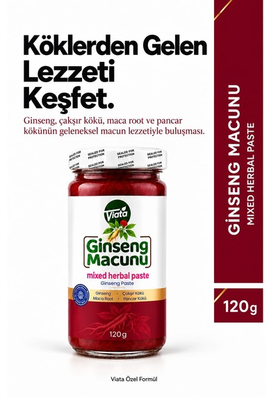Ginseng Macunu - Çakşır Kökü - Maça Root - Pancar Kökü 120 Gr