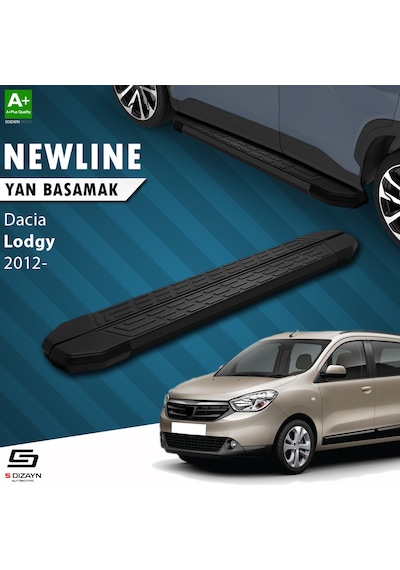 S-dizayn Dacia Lodgy Newline Siyah Yan Basamak 203 Cm 2012 Üzeri N11.16284